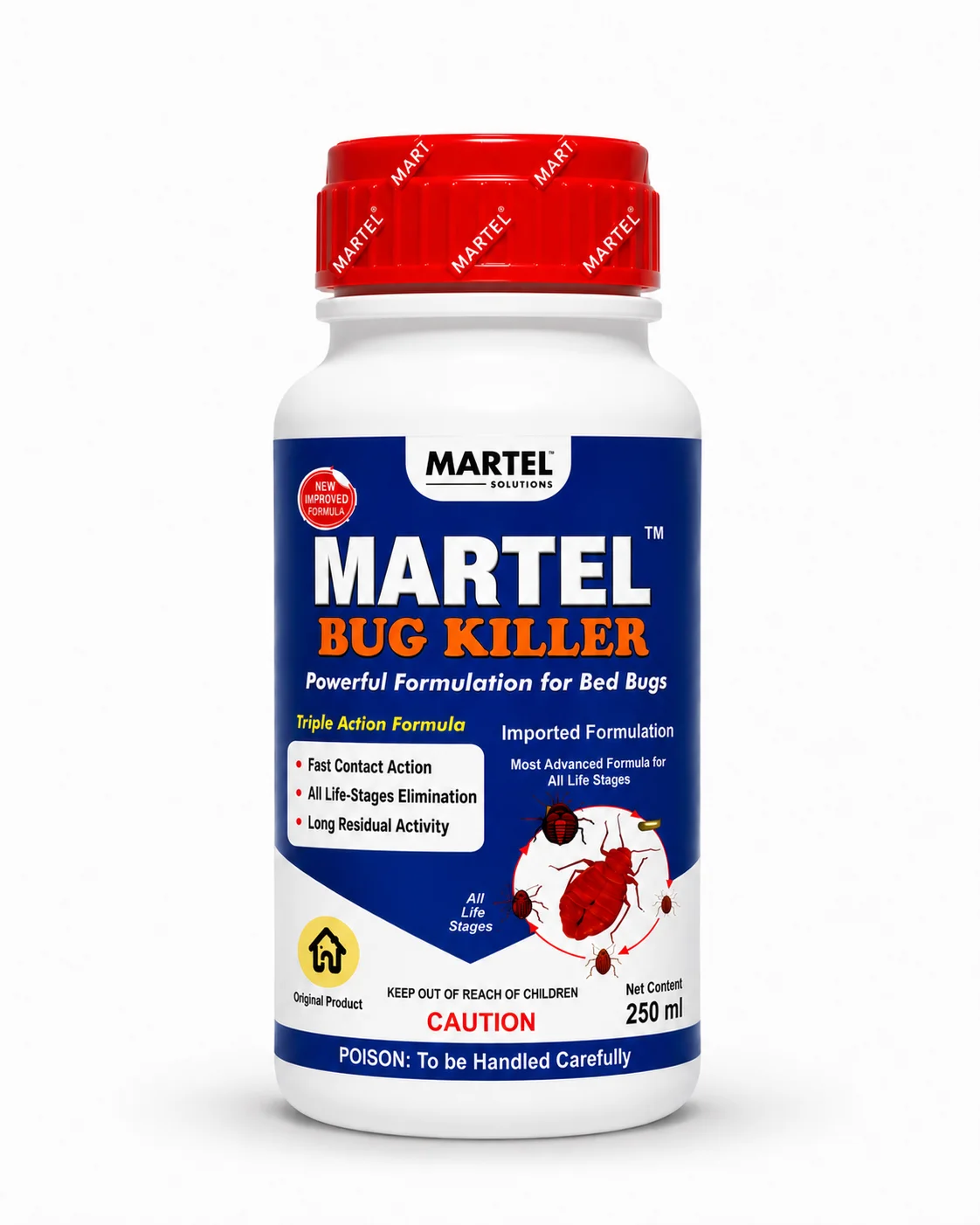 Martel Bug Killer – Fast-Acting, Long-Lasting Insecticide for Bed Bugs & Crawling Insects | 1L, 500ml, 250ml - Image 3