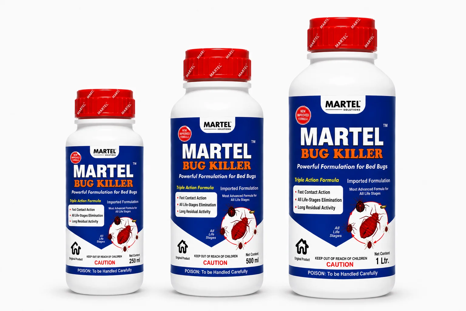 Martel Bug Killer – Fast-Acting, Long-Lasting Insecticide for Bed Bugs & Crawling Insects | 1L, 500ml, 250ml - Image 4