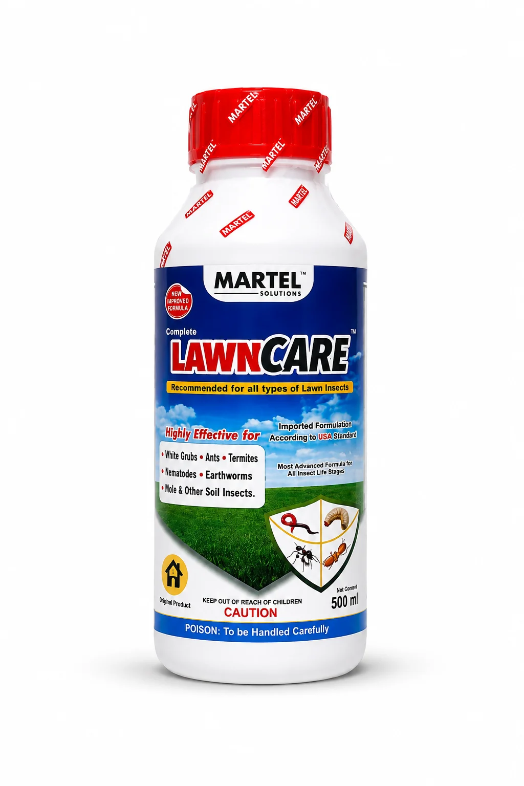 Martel's Lawn Care Liquid Insecticide – Preventive & Curative Solution for Insect-Free, Lush Green Lawns | 1L, 500ml - Image 2