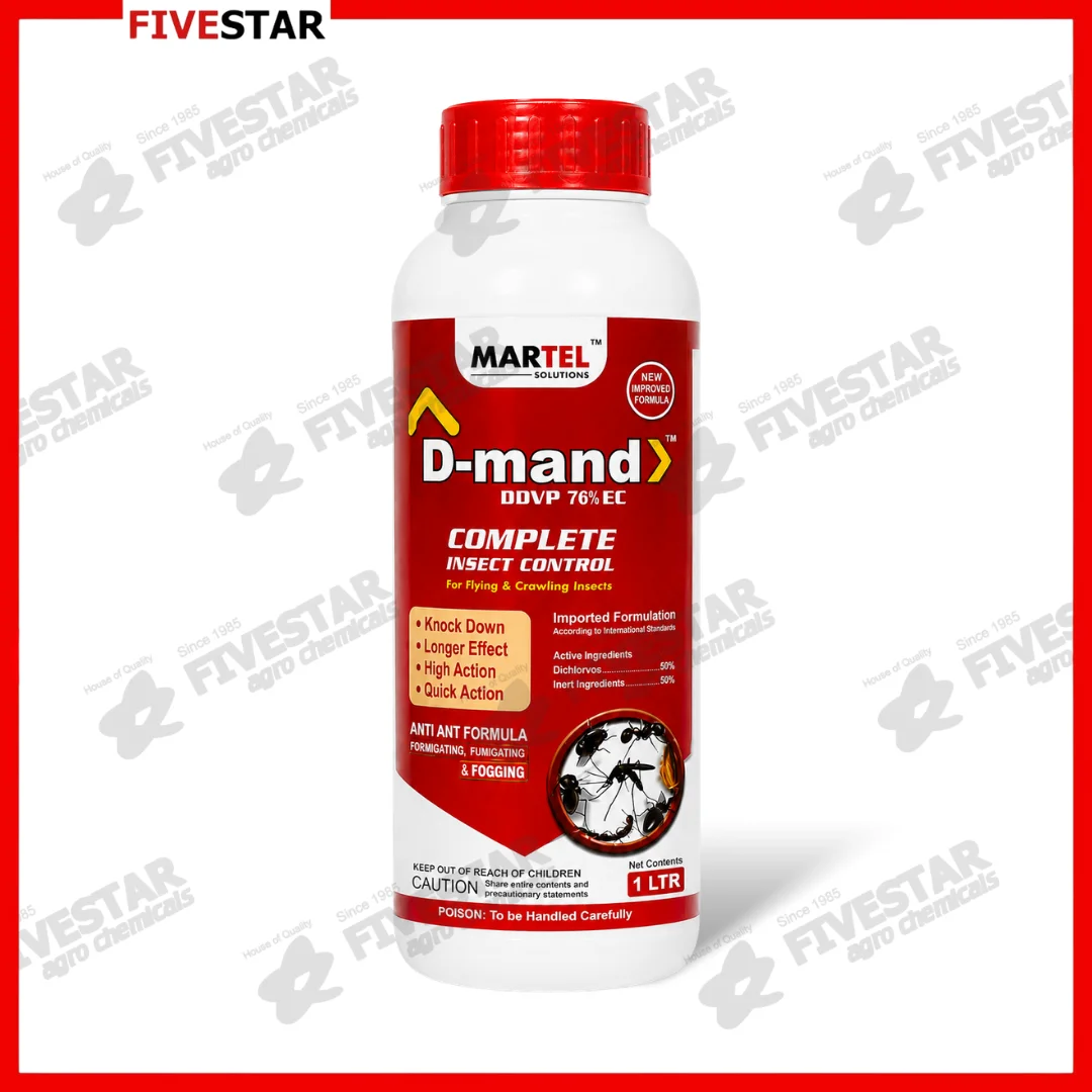 D-mand 76%EC Insecticide (Dichlorvos/DDVP) – Fast-Acting Organophosphate for Crawling & Flying Insect Control | Agriculture & Indoor Use